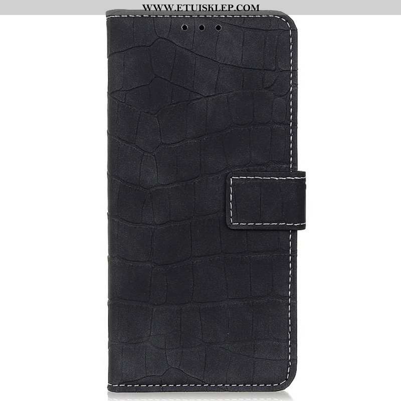 Etui Folio do Samsung Galaxy M23 5G Styl Skóry Krokodyla